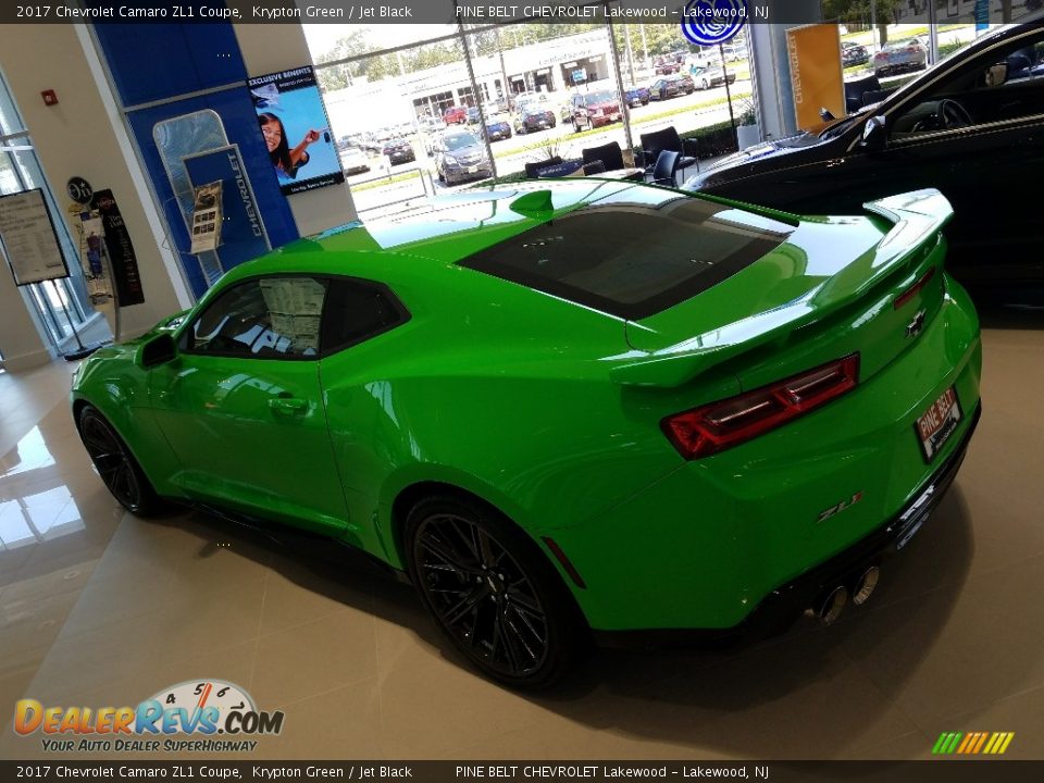 2017 Chevrolet Camaro ZL1 Coupe Krypton Green / Jet Black Photo #4