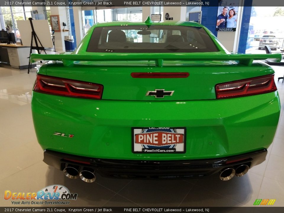 2017 Chevrolet Camaro ZL1 Coupe Krypton Green / Jet Black Photo #5