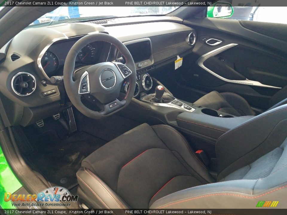 2017 Chevrolet Camaro ZL1 Coupe Krypton Green / Jet Black Photo #6