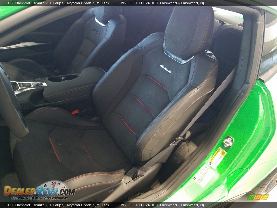 2017 Chevrolet Camaro ZL1 Coupe Krypton Green / Jet Black Photo #8