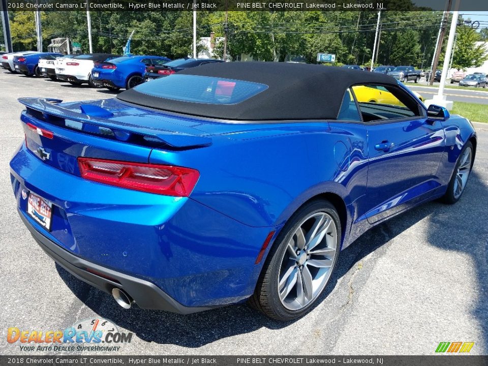 2018 Chevrolet Camaro LT Convertible Hyper Blue Metallic / Jet Black Photo #4