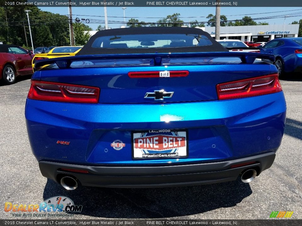 2018 Chevrolet Camaro LT Convertible Hyper Blue Metallic / Jet Black Photo #5