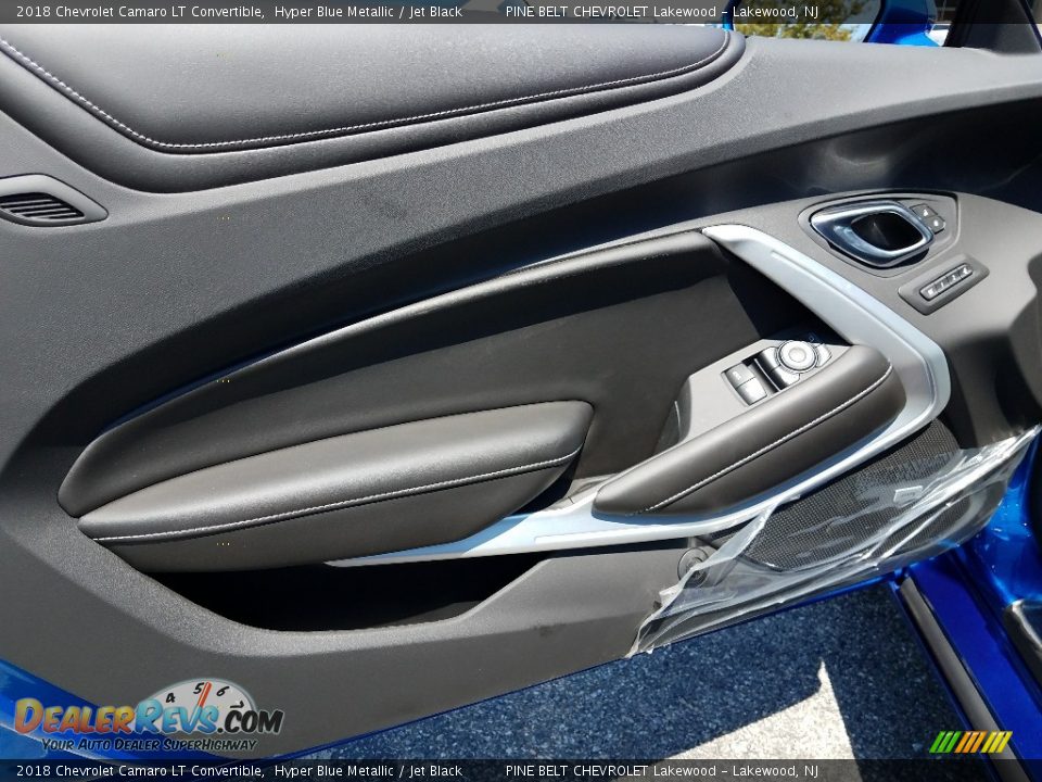 2018 Chevrolet Camaro LT Convertible Hyper Blue Metallic / Jet Black Photo #7