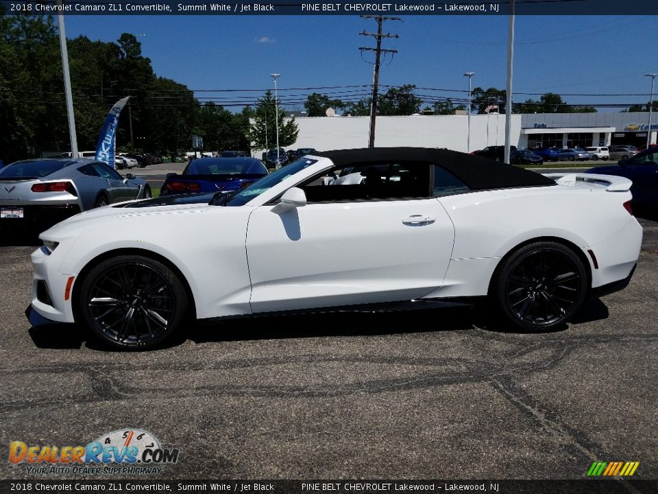 Summit White 2018 Chevrolet Camaro ZL1 Convertible Photo #3