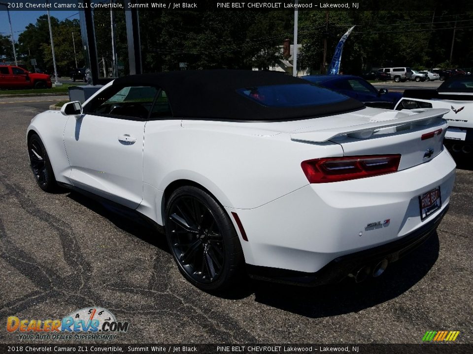 2018 Chevrolet Camaro ZL1 Convertible Summit White / Jet Black Photo #4