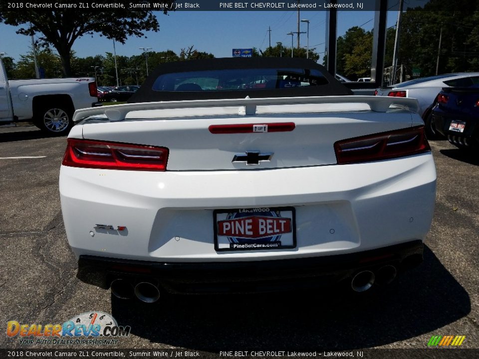 2018 Chevrolet Camaro ZL1 Convertible Summit White / Jet Black Photo #5