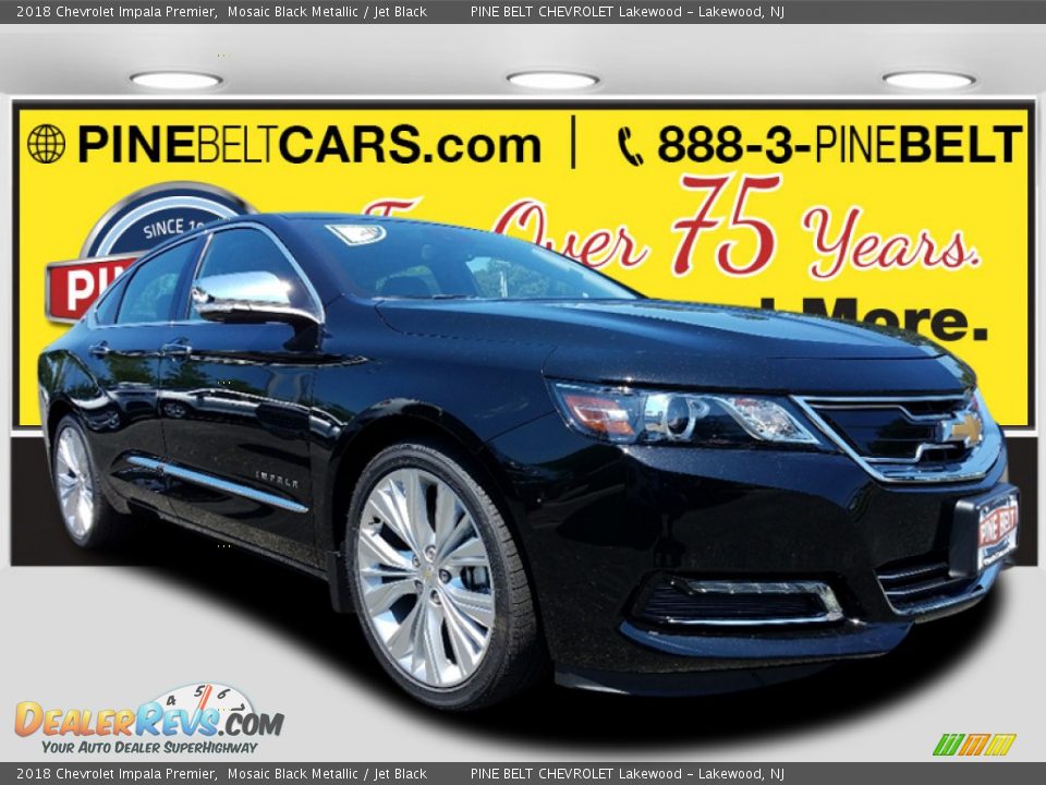 2018 Chevrolet Impala Premier Mosaic Black Metallic / Jet Black Photo #1