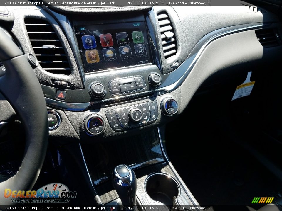 2018 Chevrolet Impala Premier Mosaic Black Metallic / Jet Black Photo #10