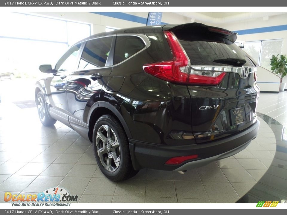 2017 Honda CR-V EX AWD Dark Olive Metallic / Black Photo #2