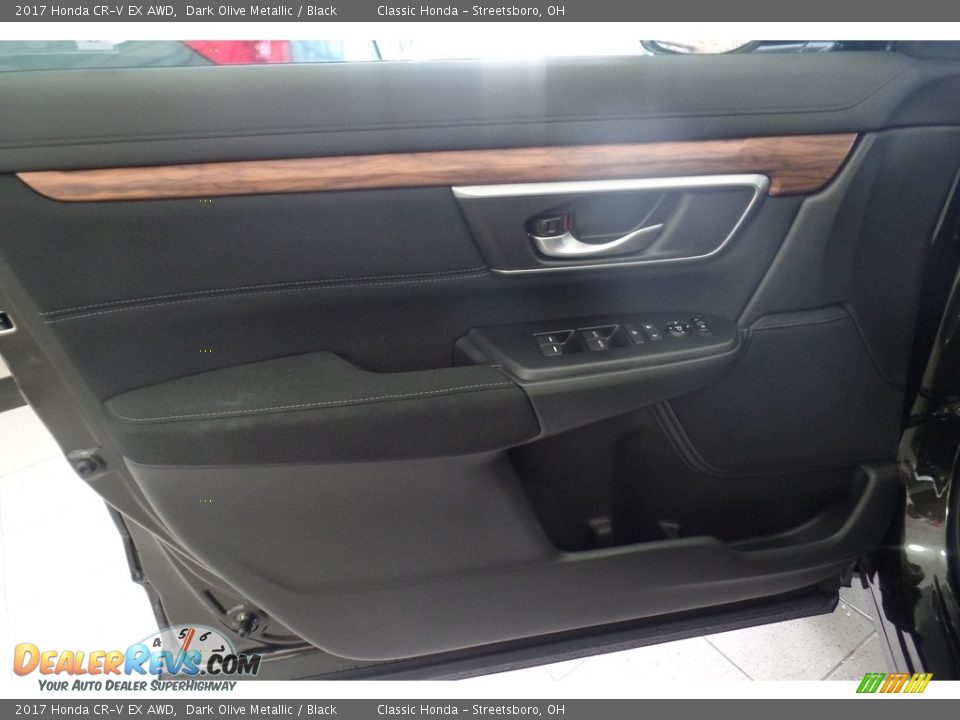 2017 Honda CR-V EX AWD Dark Olive Metallic / Black Photo #5