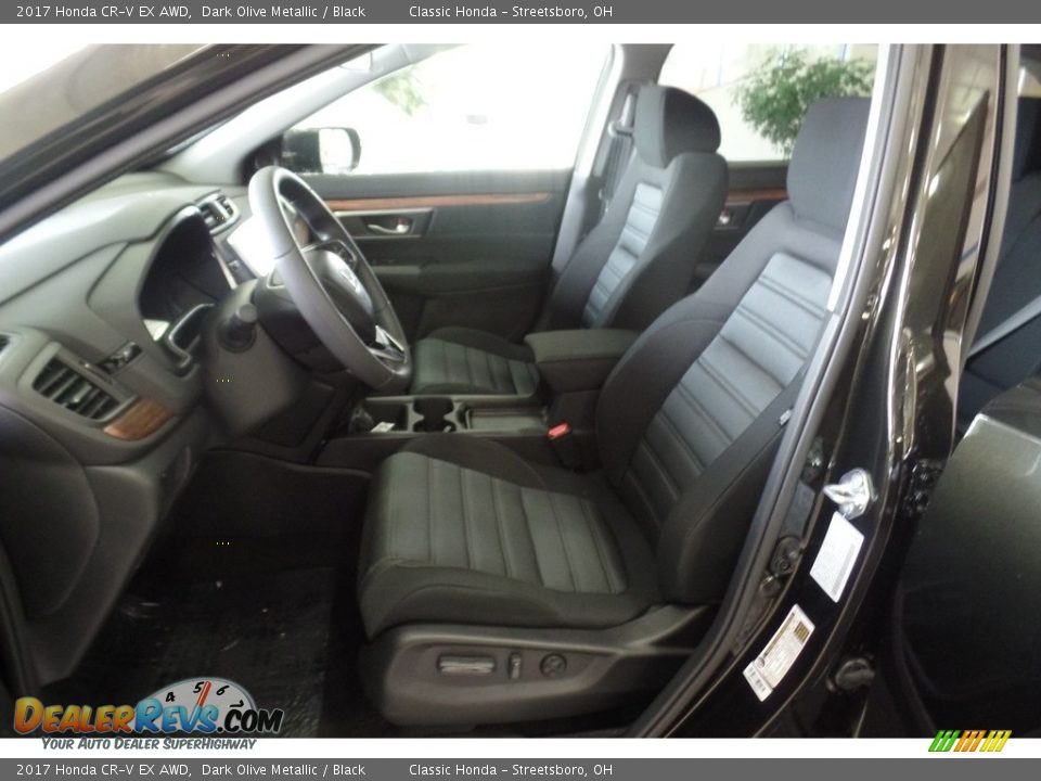 2017 Honda CR-V EX AWD Dark Olive Metallic / Black Photo #8