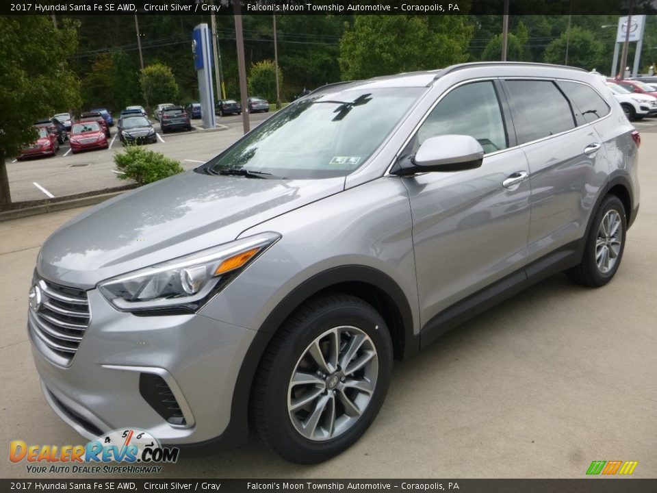 2017 Hyundai Santa Fe SE AWD Circuit Silver / Gray Photo #5