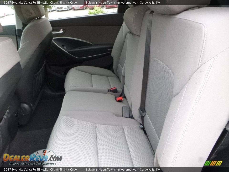 2017 Hyundai Santa Fe SE AWD Circuit Silver / Gray Photo #8
