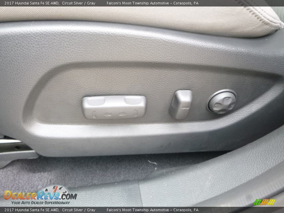 2017 Hyundai Santa Fe SE AWD Circuit Silver / Gray Photo #13