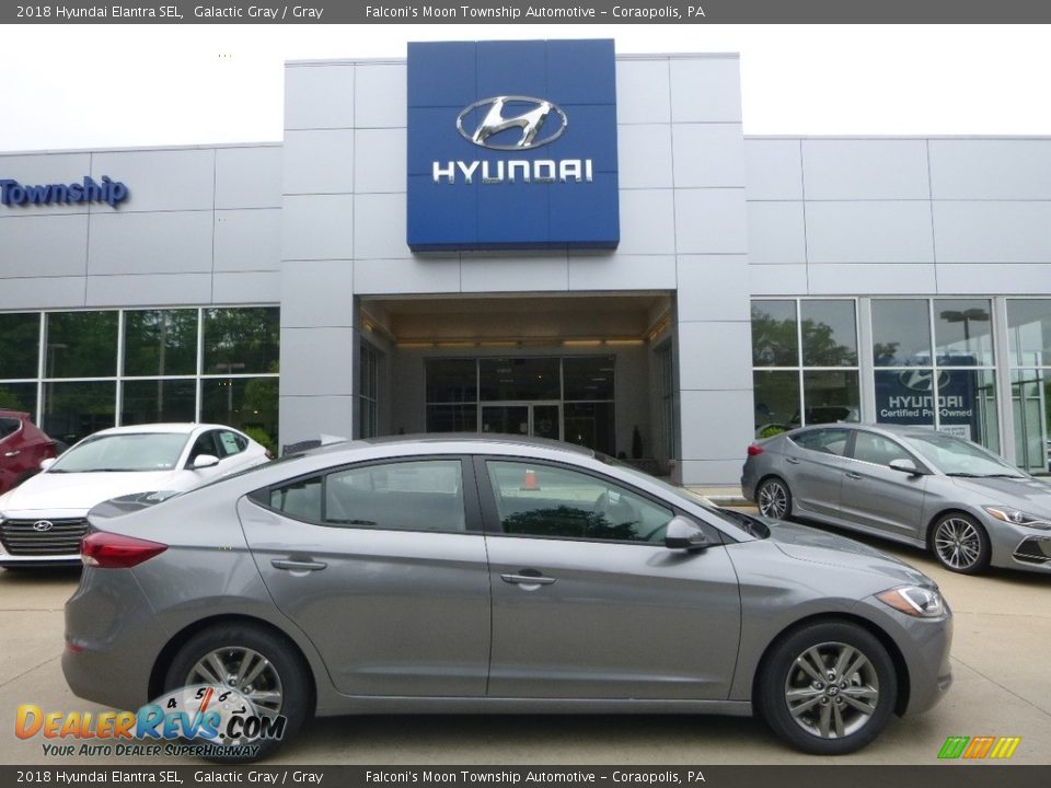 2018 Hyundai Elantra SEL Galactic Gray / Gray Photo #1
