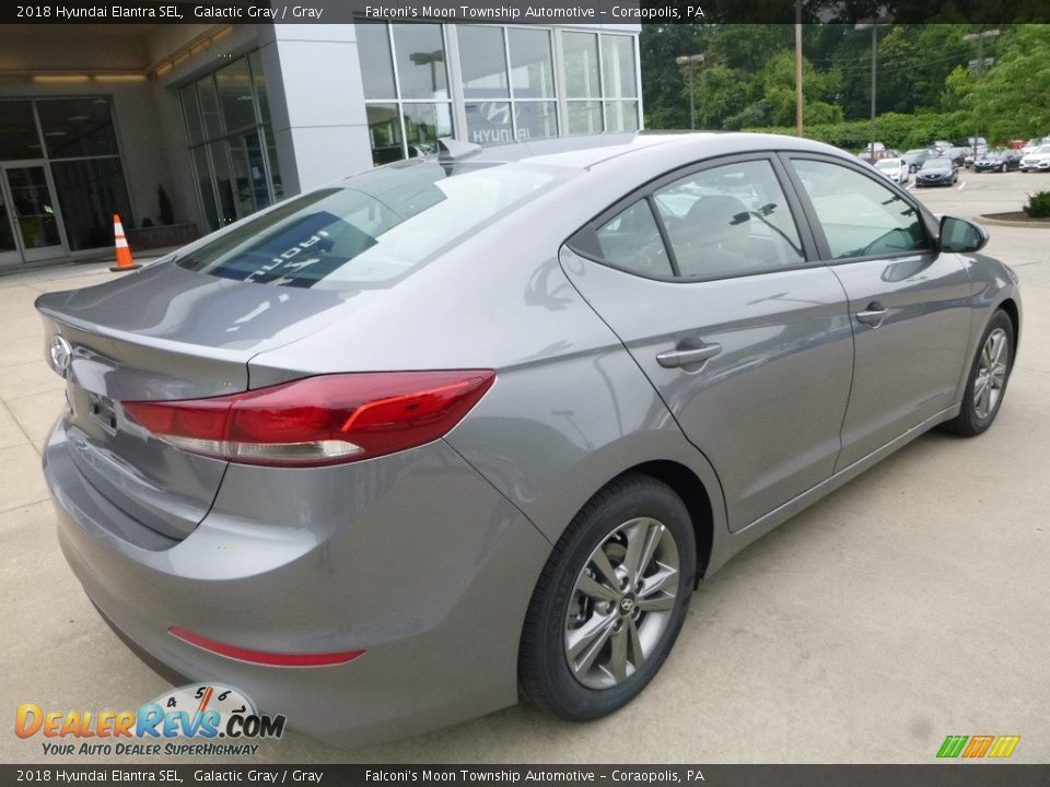 2018 Hyundai Elantra SEL Galactic Gray / Gray Photo #2