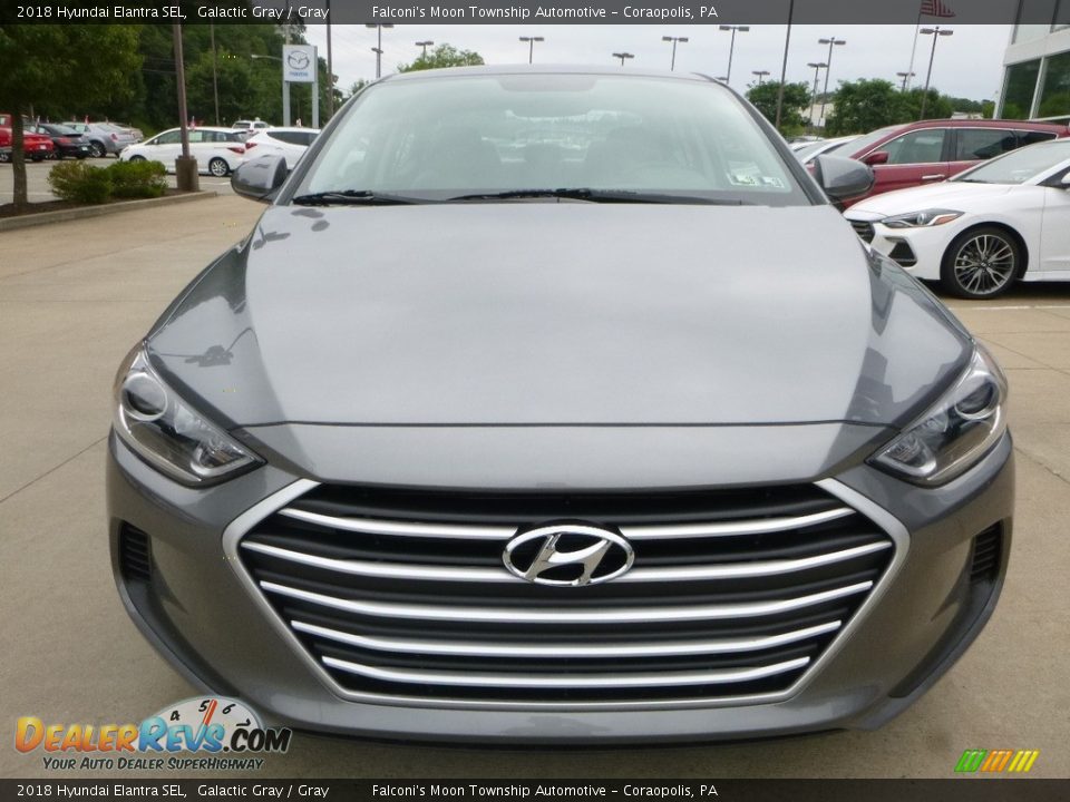 2018 Hyundai Elantra SEL Galactic Gray / Gray Photo #4