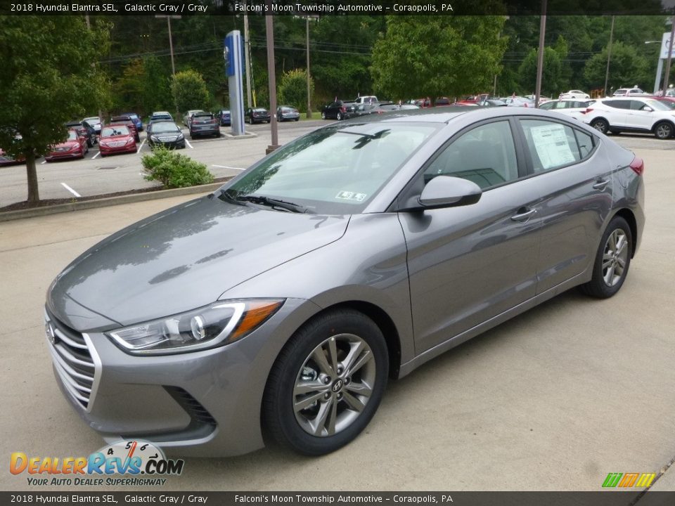 2018 Hyundai Elantra SEL Galactic Gray / Gray Photo #5