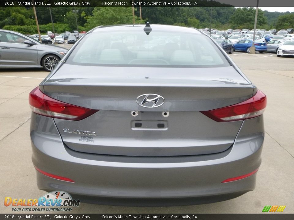 2018 Hyundai Elantra SEL Galactic Gray / Gray Photo #6