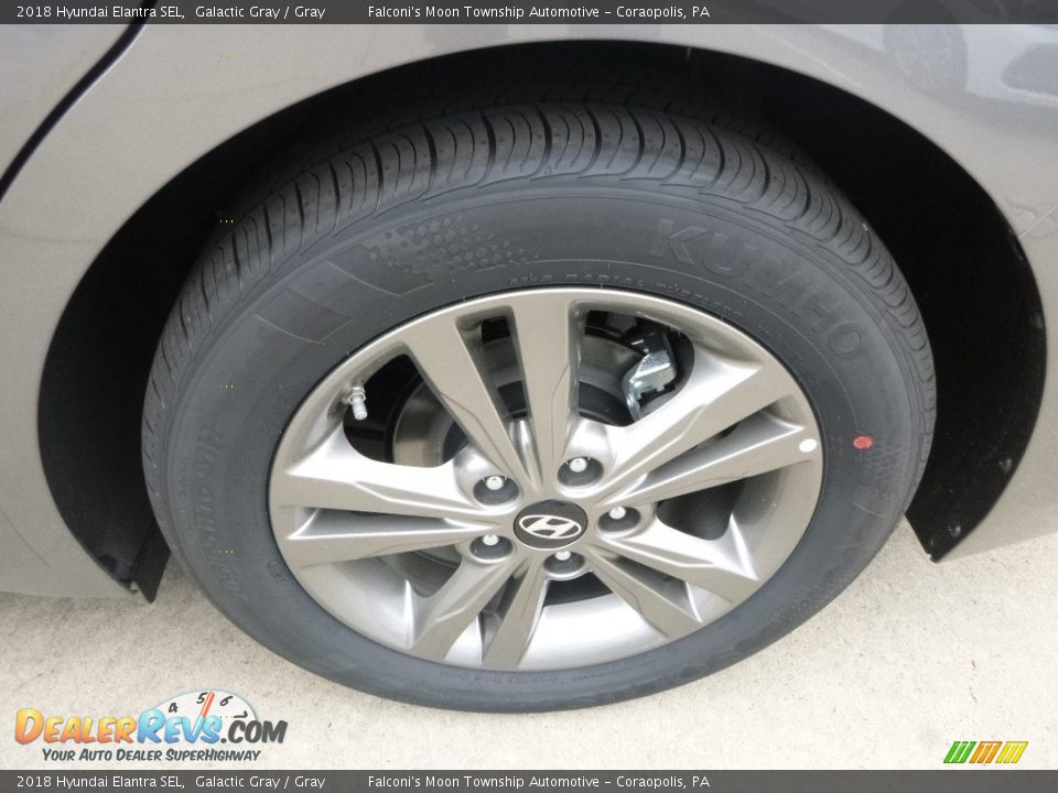 2018 Hyundai Elantra SEL Galactic Gray / Gray Photo #7