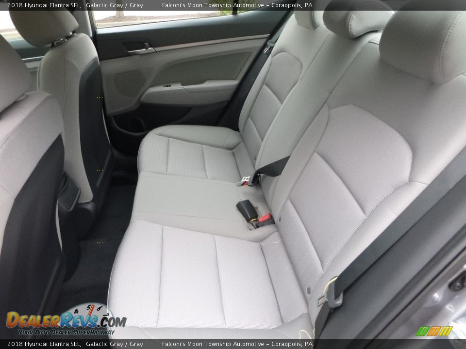 2018 Hyundai Elantra SEL Galactic Gray / Gray Photo #8