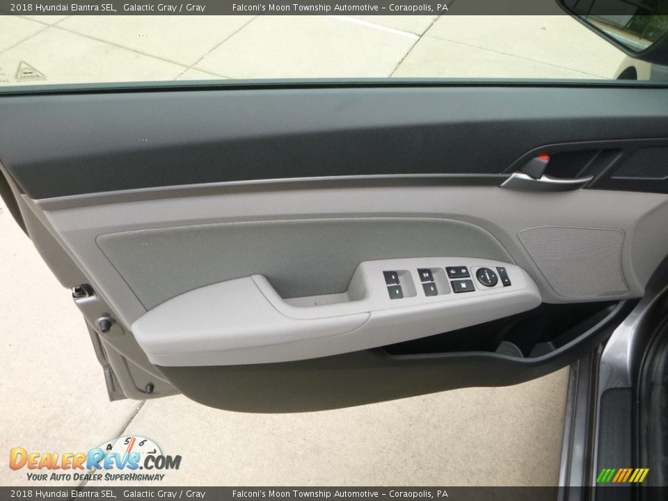 2018 Hyundai Elantra SEL Galactic Gray / Gray Photo #10