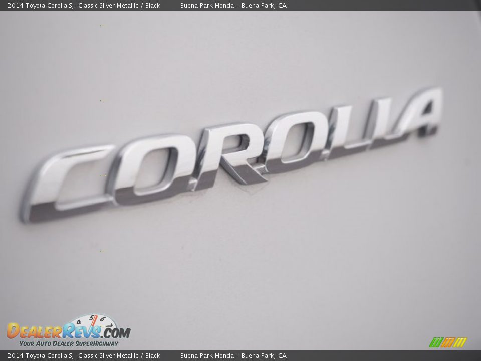 2014 Toyota Corolla S Classic Silver Metallic / Black Photo #31
