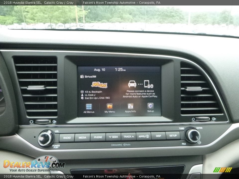 2018 Hyundai Elantra SEL Galactic Gray / Gray Photo #13