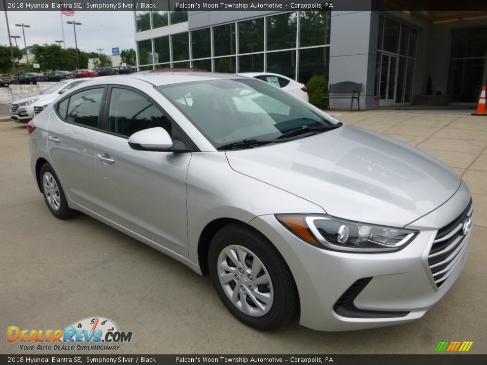 2018 Hyundai Elantra SE Symphony Silver / Black Photo #3