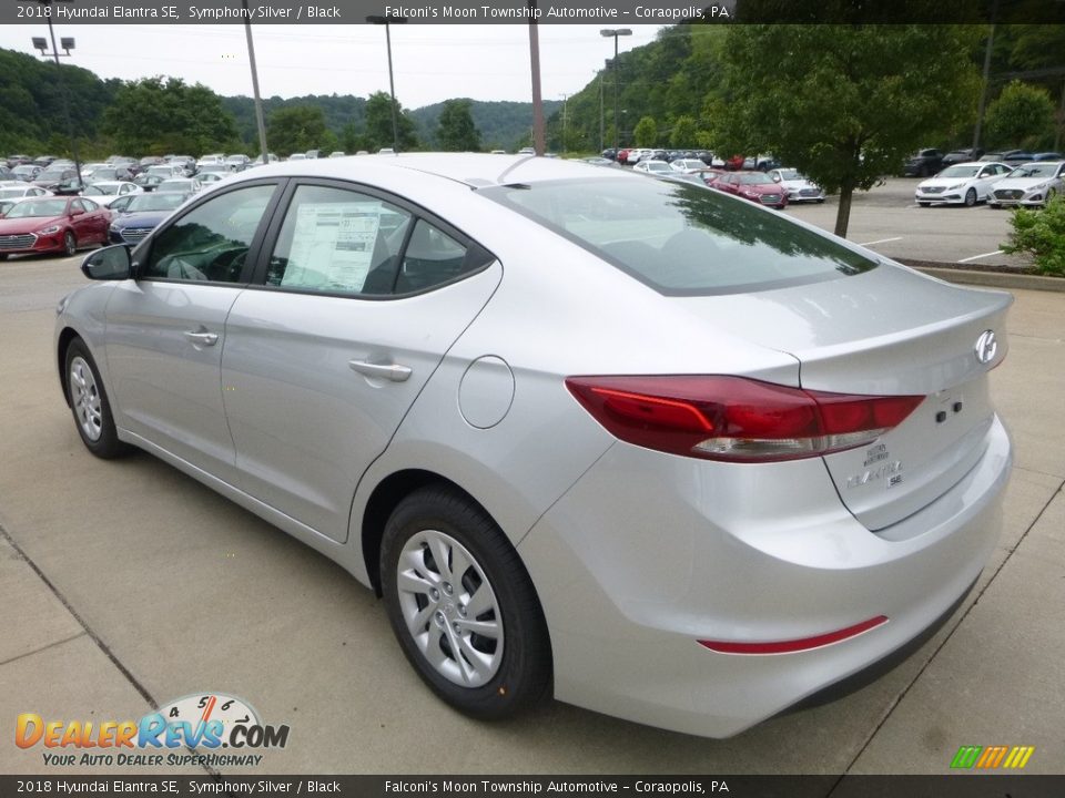 2018 Hyundai Elantra SE Symphony Silver / Black Photo #6