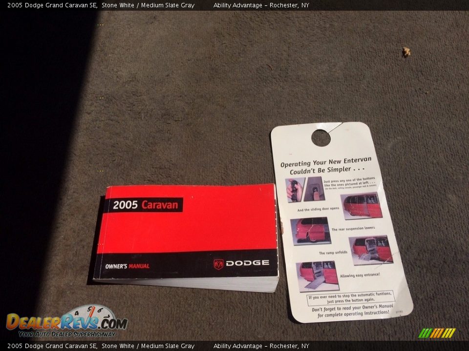 2005 Dodge Grand Caravan SE Stone White / Medium Slate Gray Photo #20