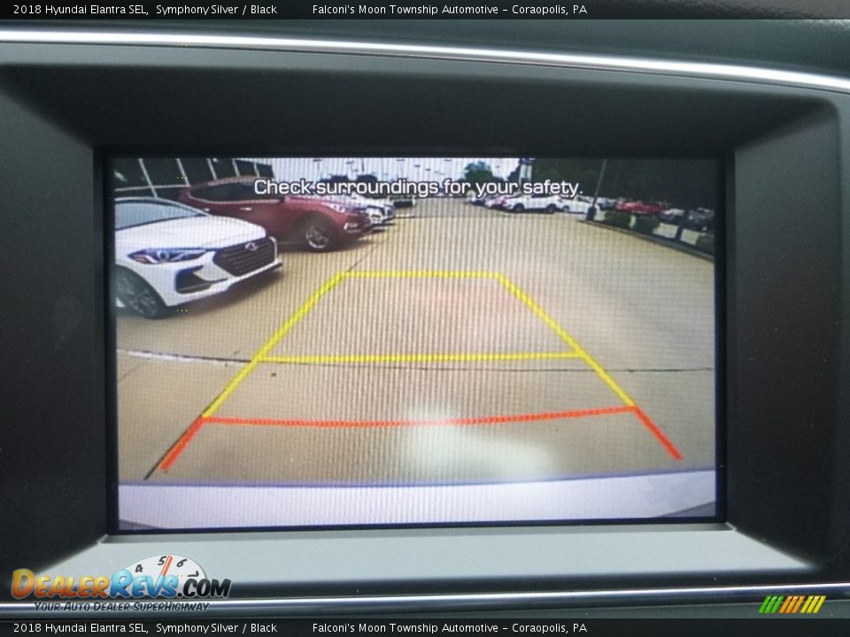 2018 Hyundai Elantra SEL Symphony Silver / Black Photo #15