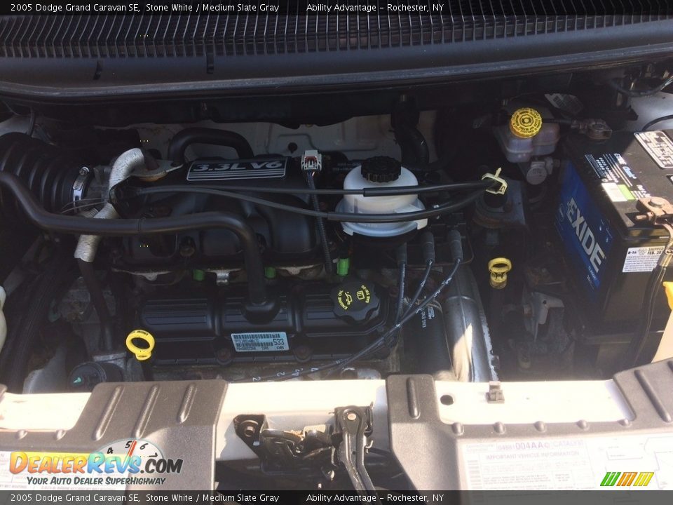 2005 Dodge Grand Caravan SE Stone White / Medium Slate Gray Photo #21