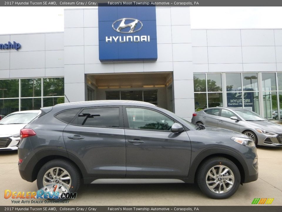 2017 Hyundai Tucson SE AWD Coliseum Gray / Gray Photo #1