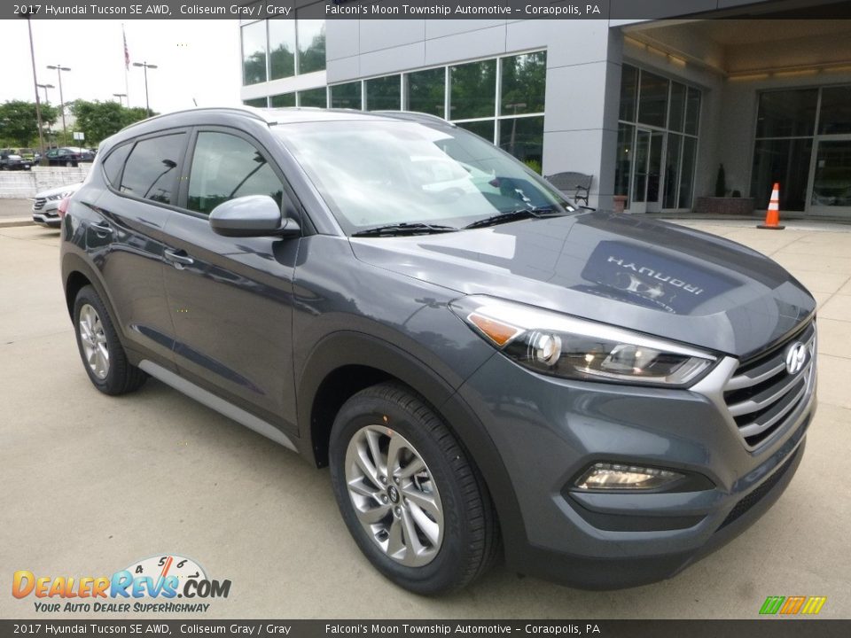 2017 Hyundai Tucson SE AWD Coliseum Gray / Gray Photo #3
