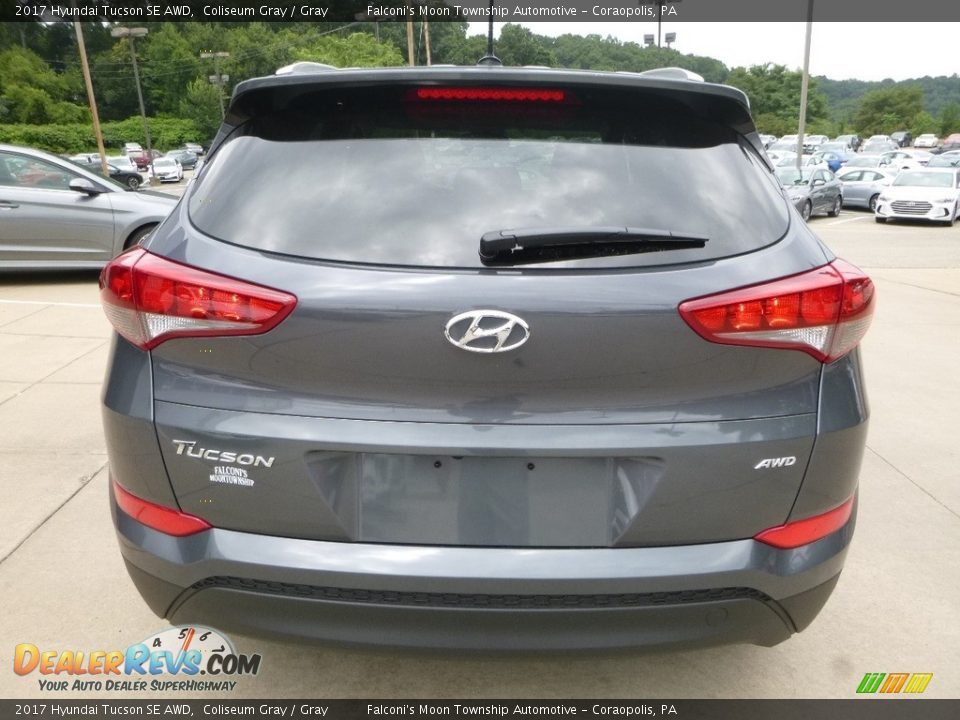 2017 Hyundai Tucson SE AWD Coliseum Gray / Gray Photo #7