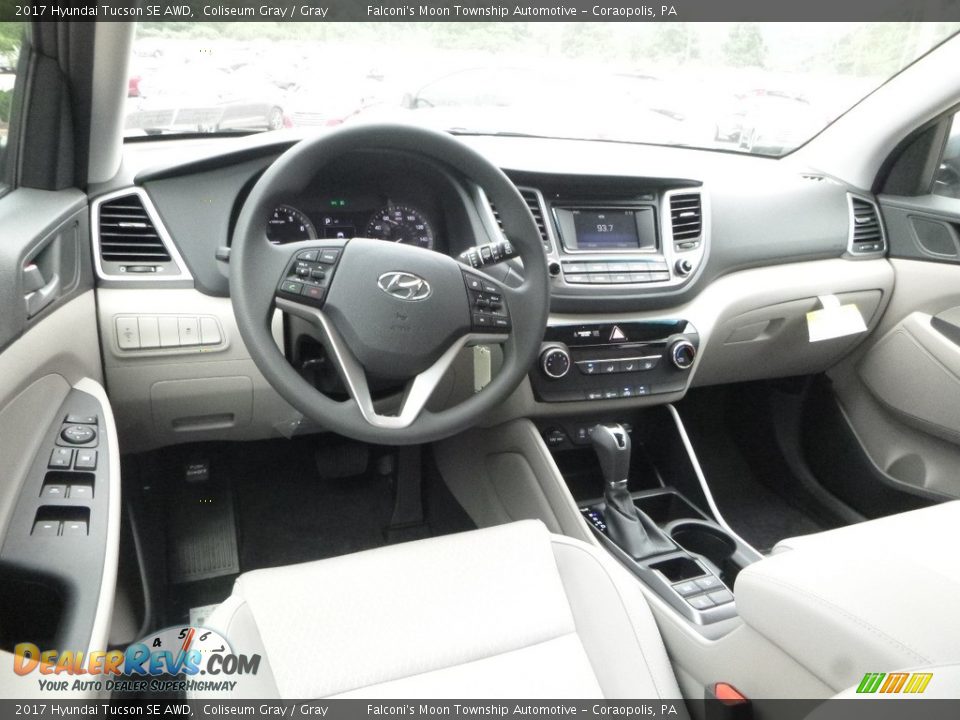 2017 Hyundai Tucson SE AWD Coliseum Gray / Gray Photo #10