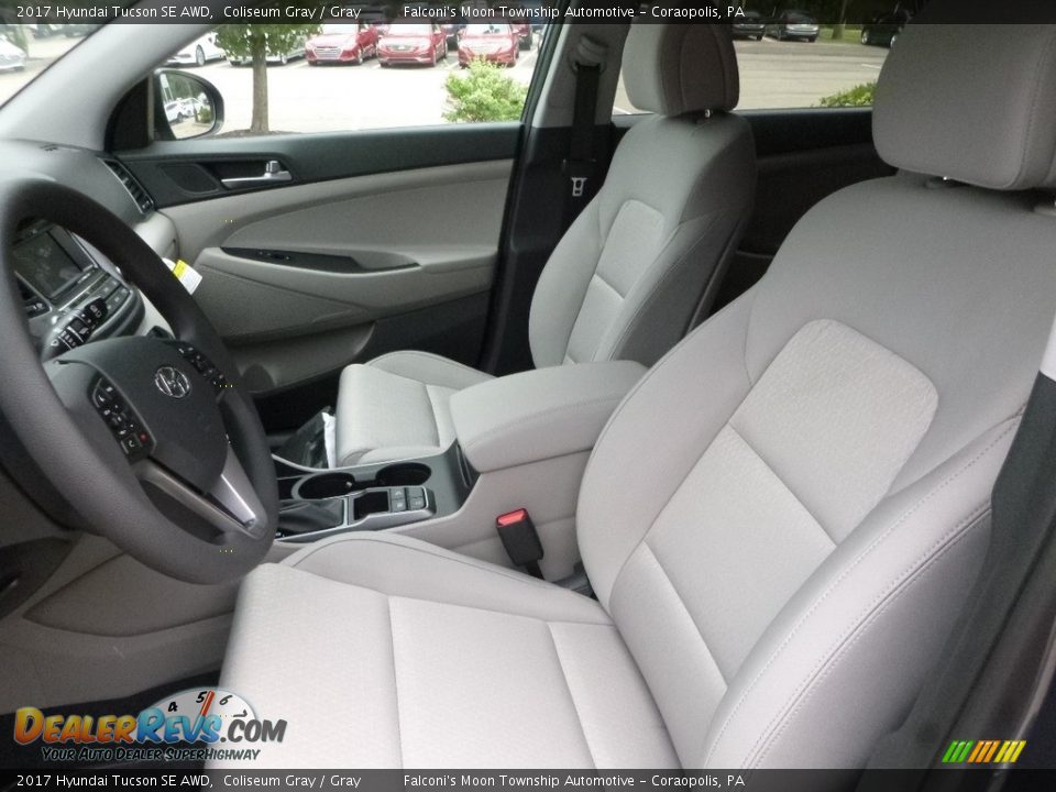 2017 Hyundai Tucson SE AWD Coliseum Gray / Gray Photo #11