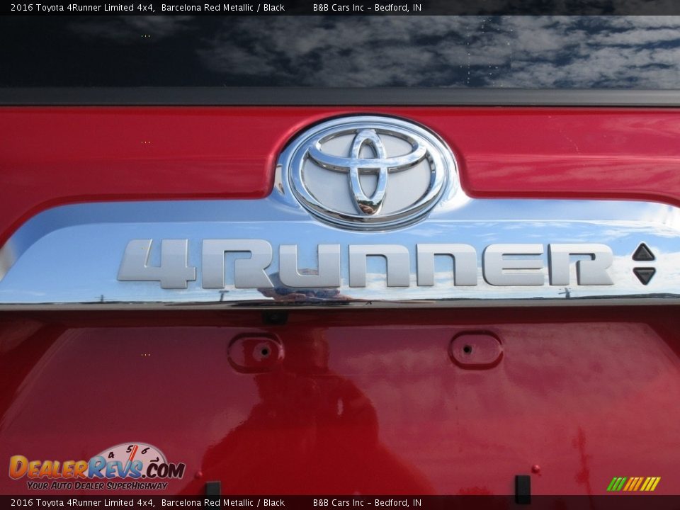 2016 Toyota 4Runner Limited 4x4 Barcelona Red Metallic / Black Photo #14