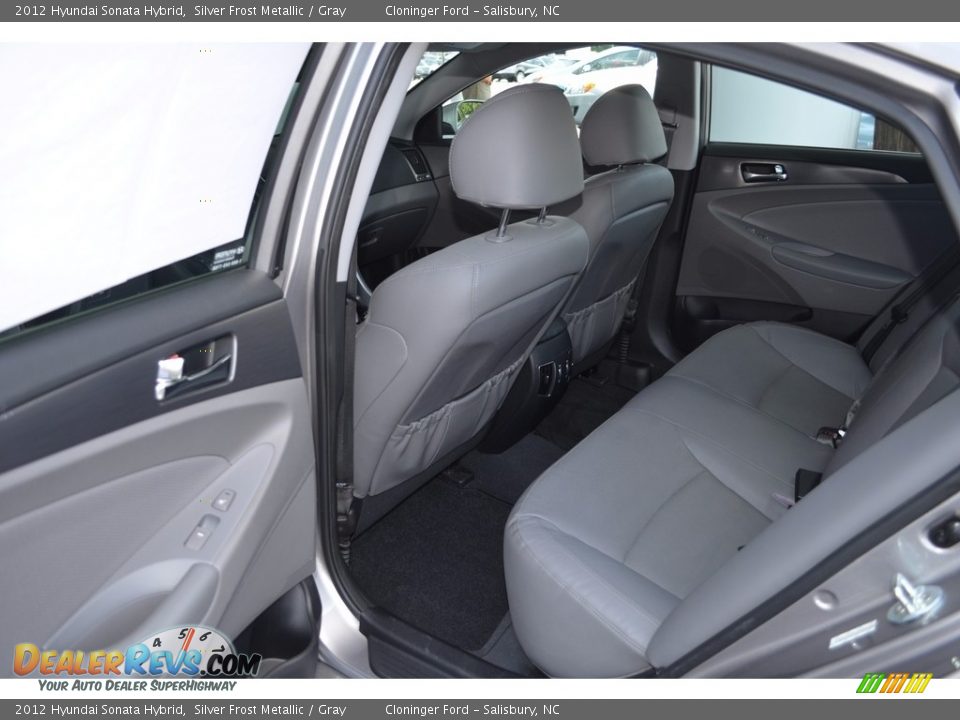 2012 Hyundai Sonata Hybrid Silver Frost Metallic / Gray Photo #11