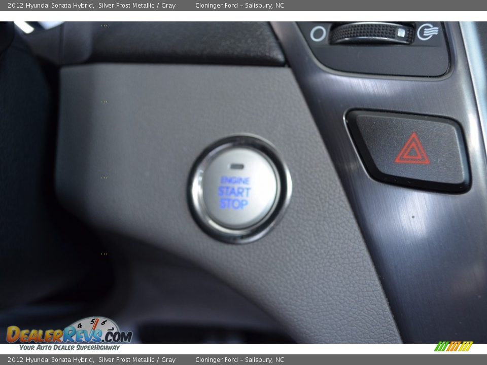 2012 Hyundai Sonata Hybrid Silver Frost Metallic / Gray Photo #24
