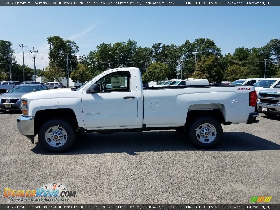 2017 Chevrolet Silverado 2500HD Work Truck Regular Cab 4x4 Summit White / Dark Ash/Jet Black Photo #3