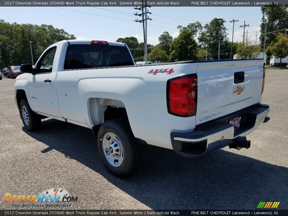 2017 Chevrolet Silverado 2500HD Work Truck Regular Cab 4x4 Summit White / Dark Ash/Jet Black Photo #4