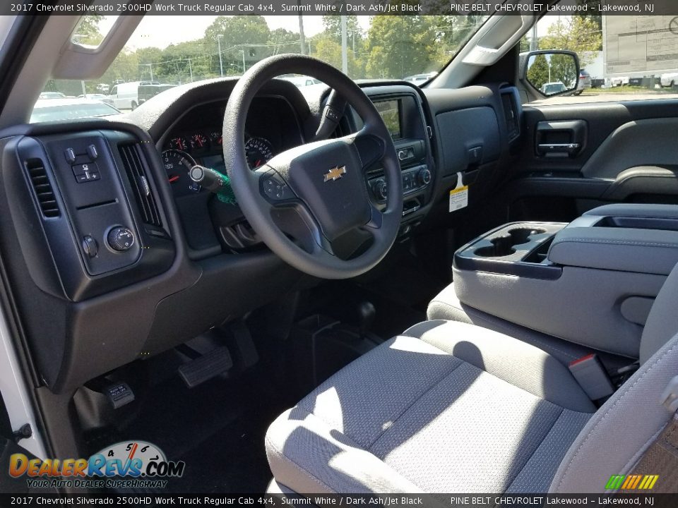 2017 Chevrolet Silverado 2500HD Work Truck Regular Cab 4x4 Summit White / Dark Ash/Jet Black Photo #7