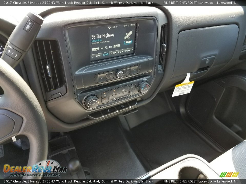 2017 Chevrolet Silverado 2500HD Work Truck Regular Cab 4x4 Summit White / Dark Ash/Jet Black Photo #10