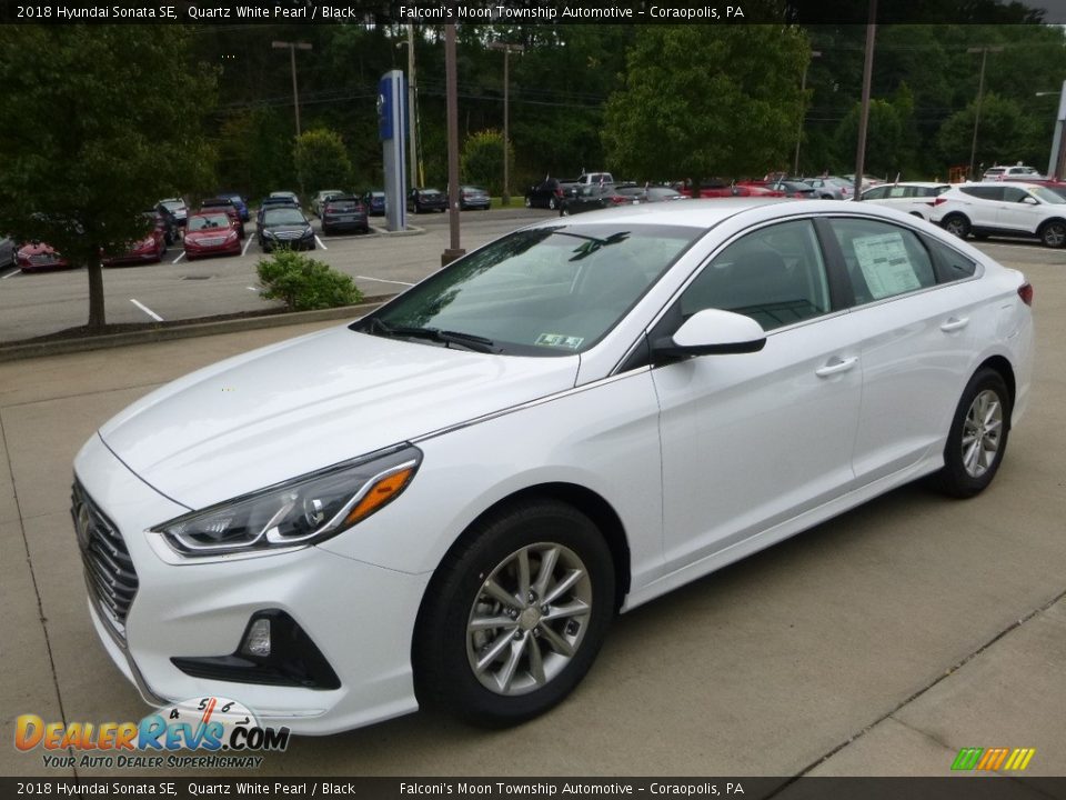 2018 Hyundai Sonata SE Quartz White Pearl / Black Photo #5