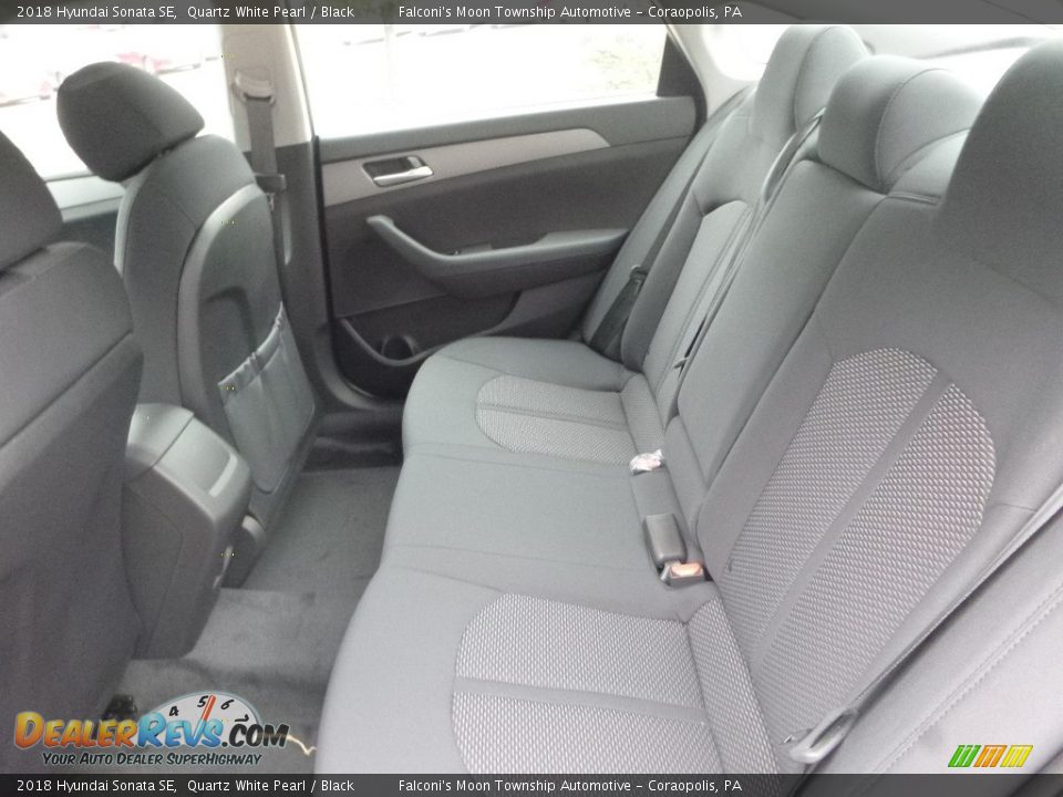 2018 Hyundai Sonata SE Quartz White Pearl / Black Photo #8