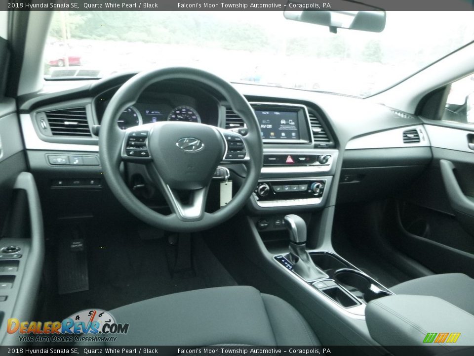 2018 Hyundai Sonata SE Quartz White Pearl / Black Photo #9