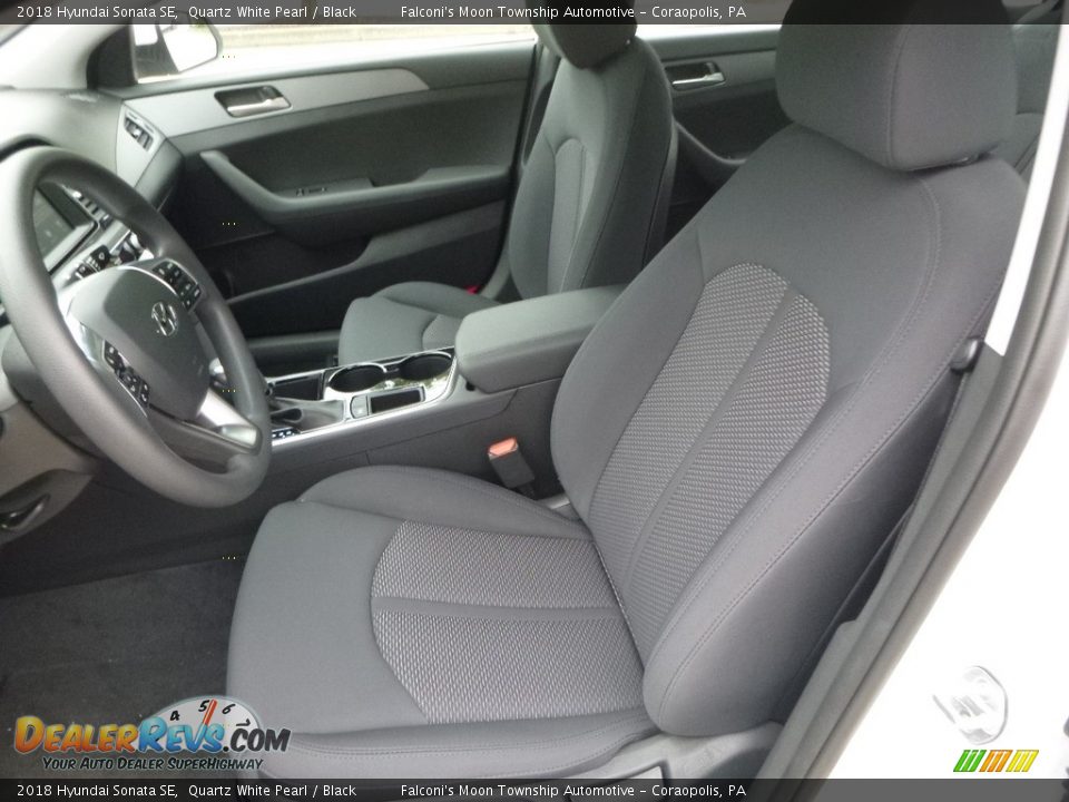 2018 Hyundai Sonata SE Quartz White Pearl / Black Photo #11