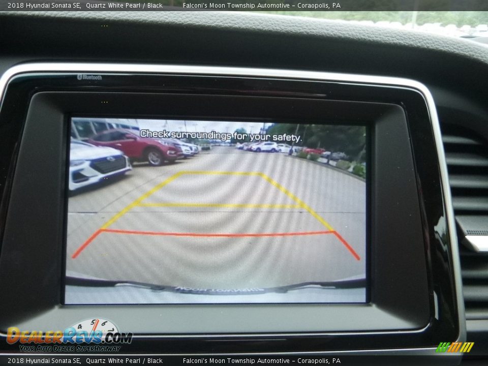 2018 Hyundai Sonata SE Quartz White Pearl / Black Photo #15